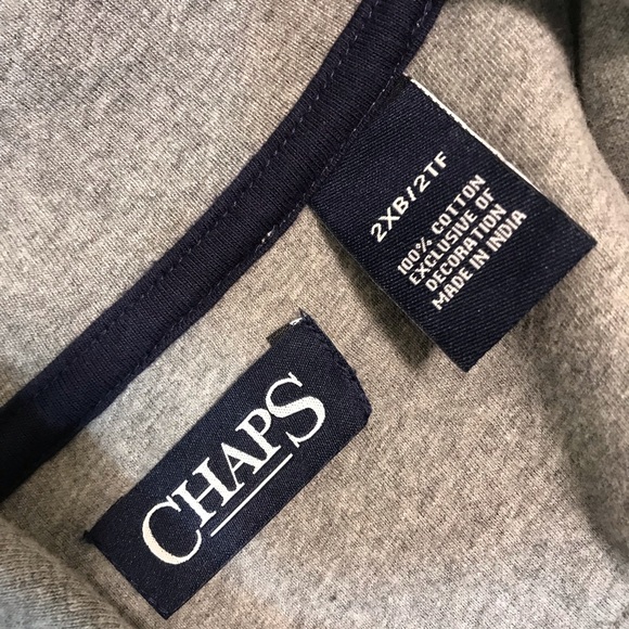 Chaps Mockneck Quarter Zip Pullover - Picture 3 of 8